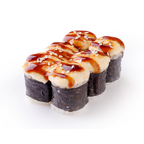 Запеченный мини ролл с курицей