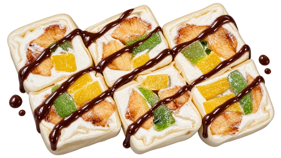Фруктовый ролл шоколадный