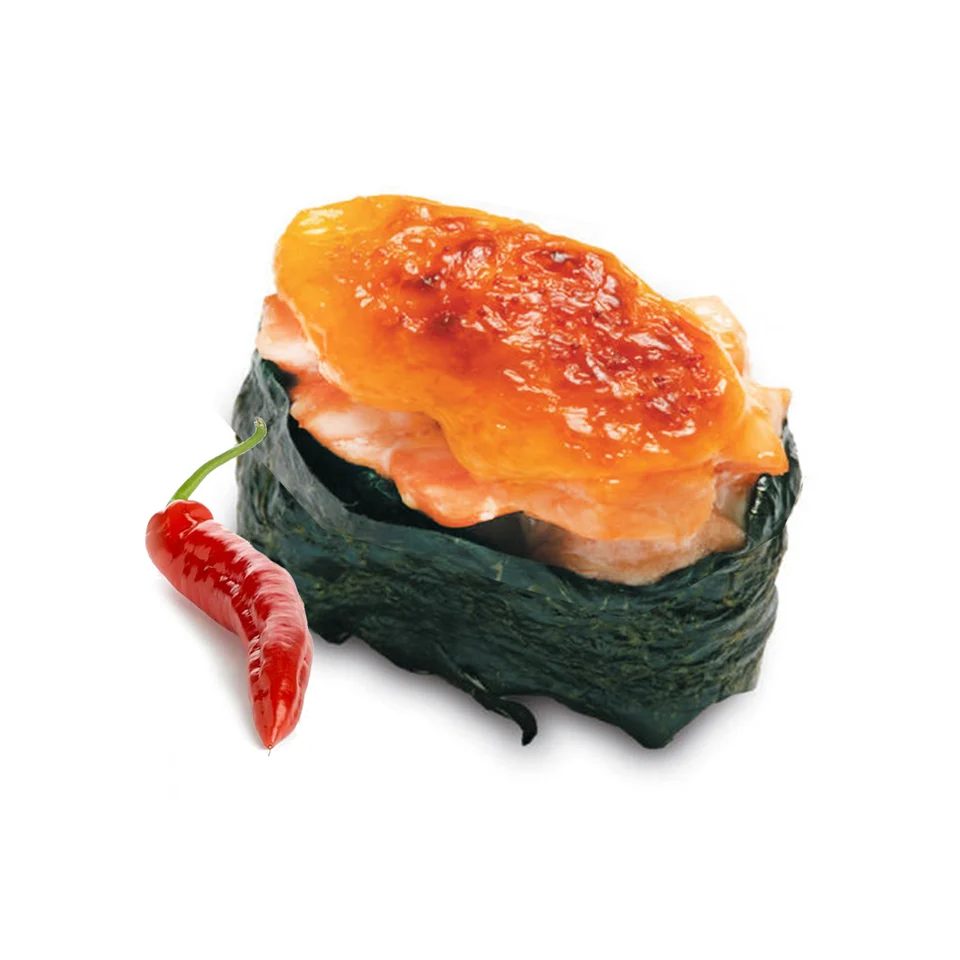 Запеченные суши с курицей острые