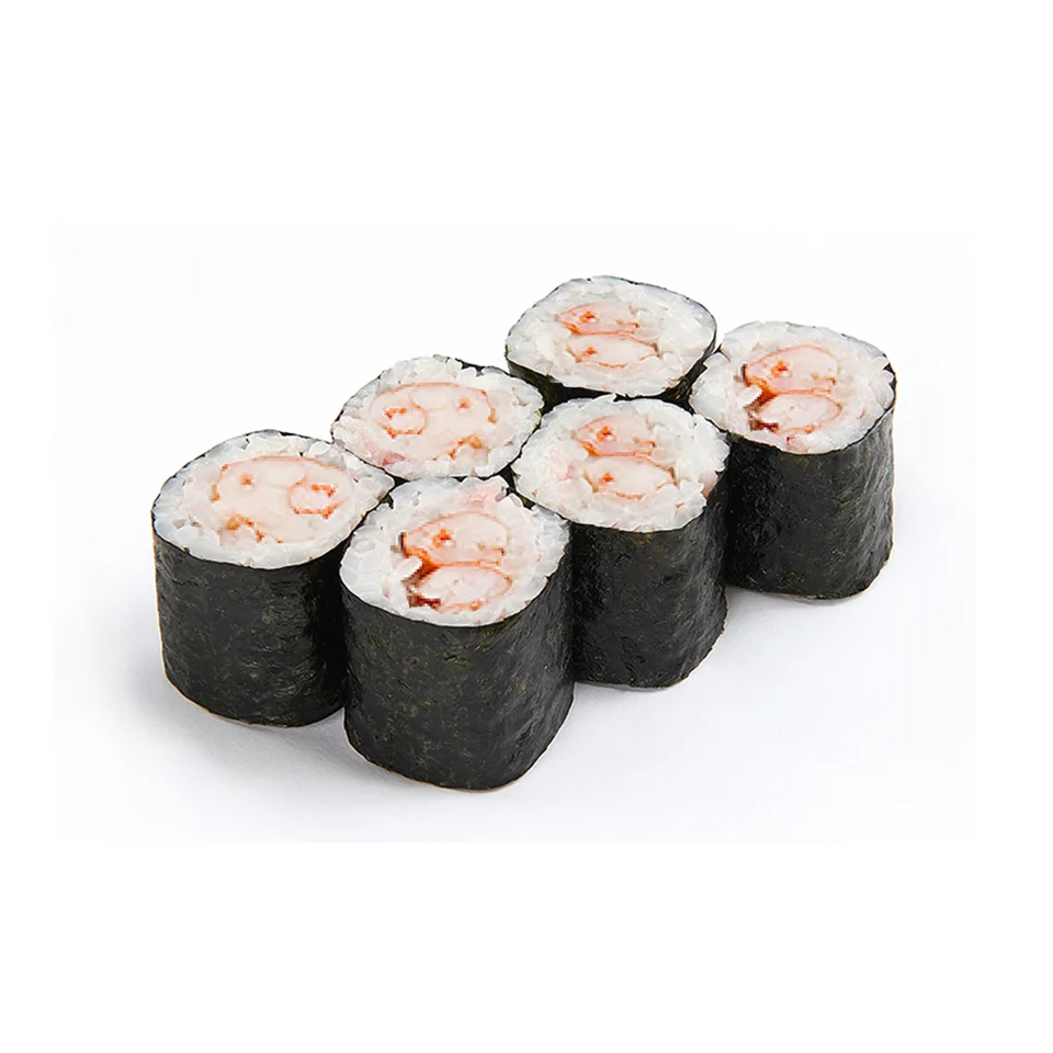 Мини роллы с креветками