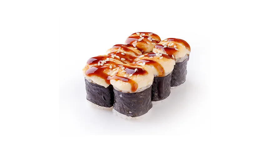 Запеченный мини ролл с крабом